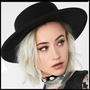 Fedora Black chain hat
